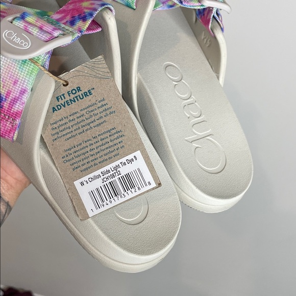 Chaco | Women’s Chillos Slide Women Light Tie Dye Size 9 NWT - Picture 3 of 5